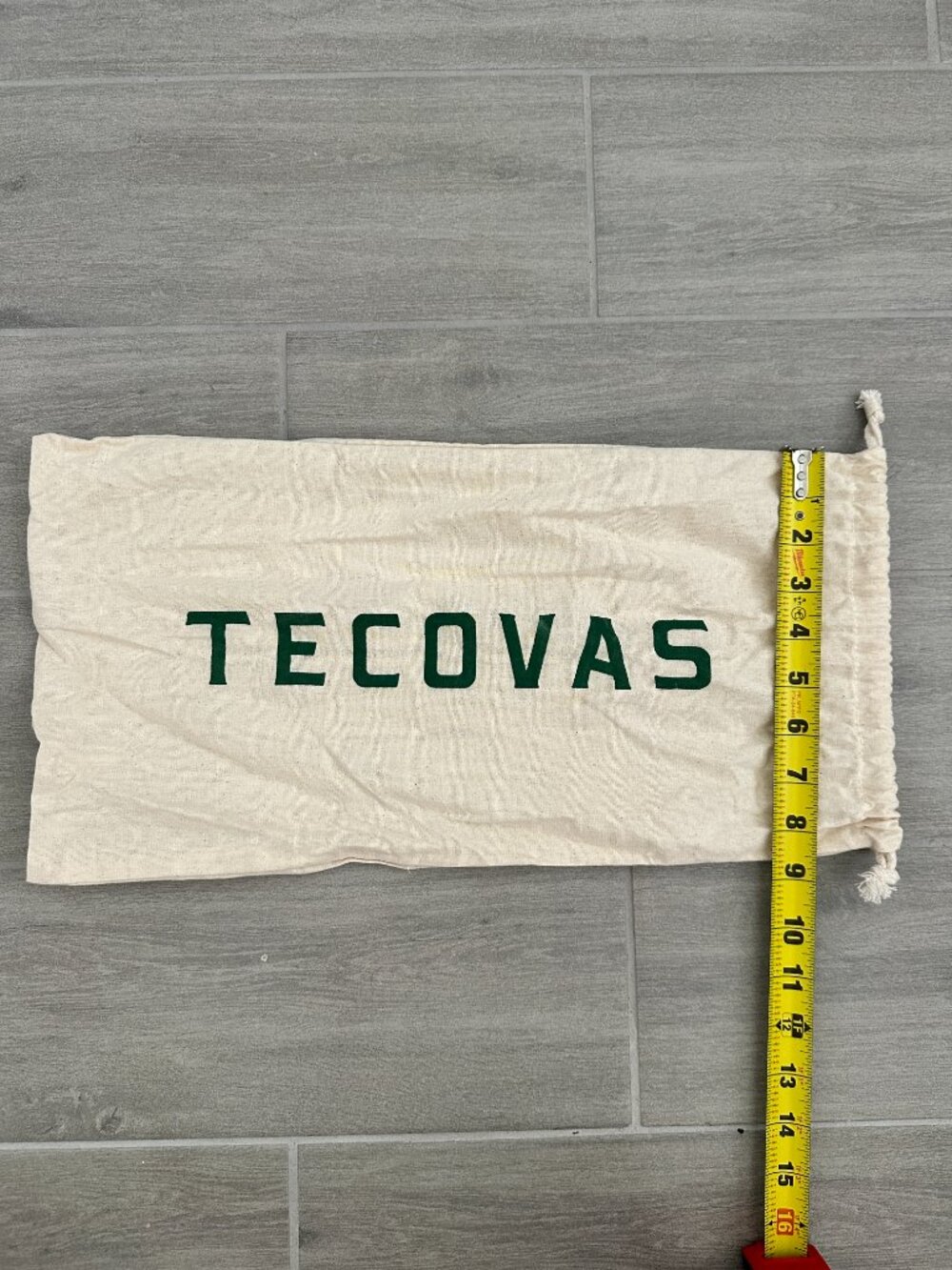 Set of 2 Authentic Tecovas Boot Dust Bags Canvas Drawstring Storage Pouches - Picture 4 of 4
